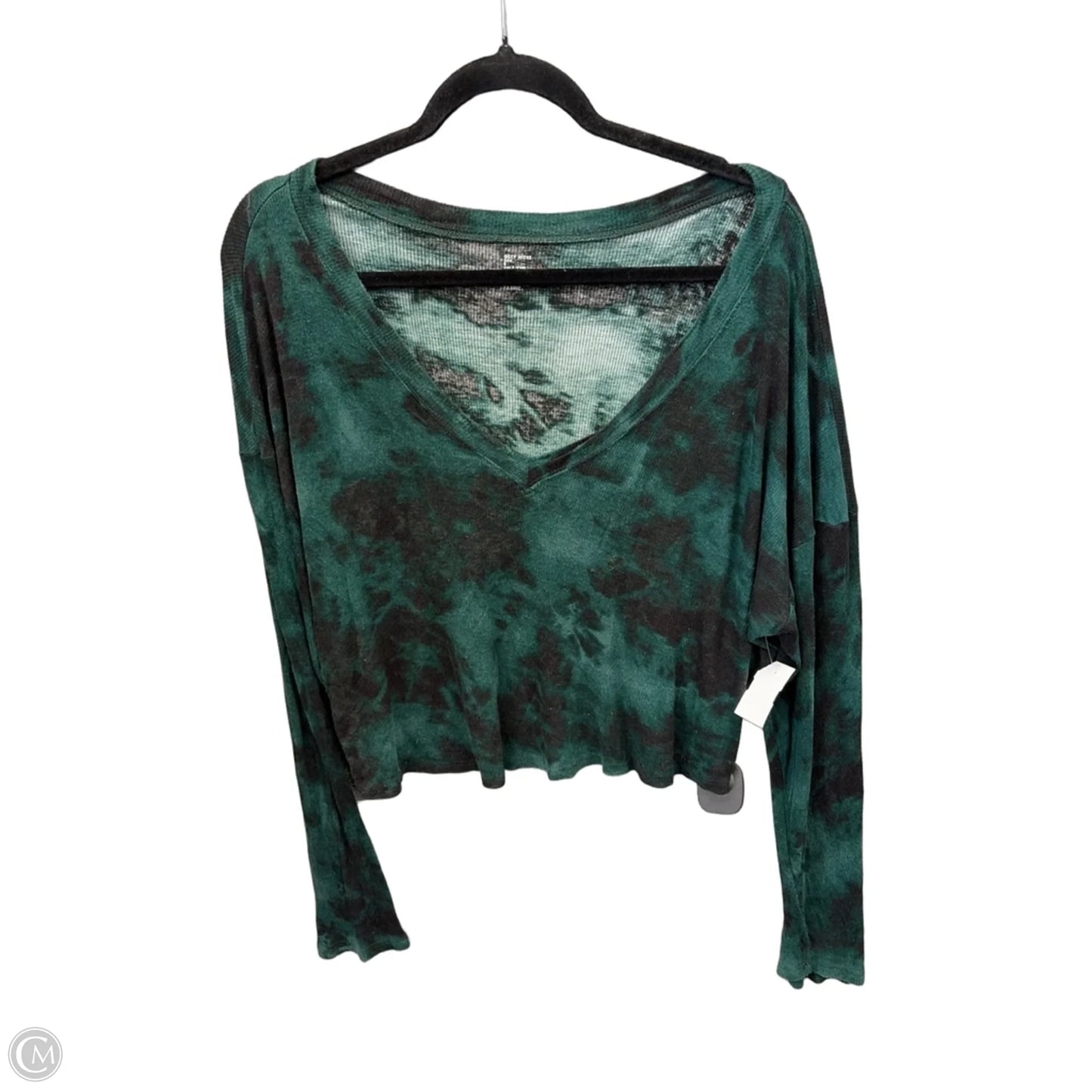 Top Long Sleeve By Gilly Hicks In Tie Dye Print, Size: S