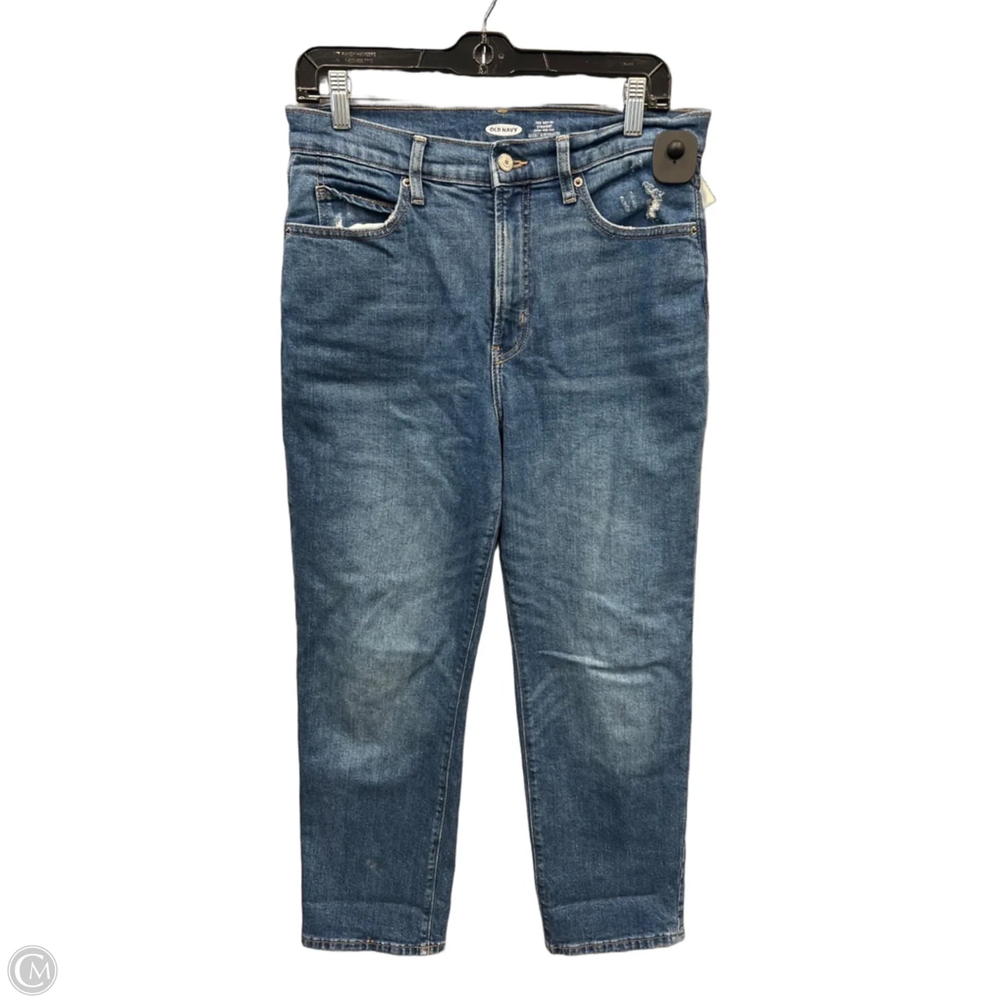 Jeans Straight By Old Navy In Blue Denim, Size: 8