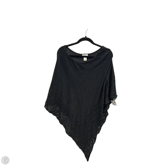 Shawl By Clothes Mentor In Black, Size: Osfm
