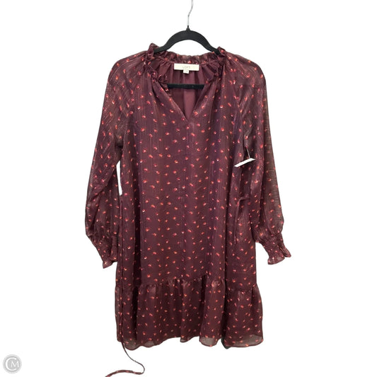 Dress Casual Midi By Loft In Floral Print, Size: S