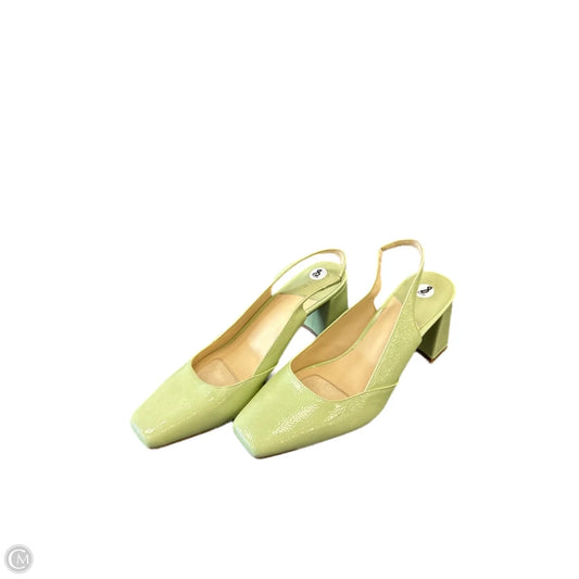 Shoes Heels Block By Alex Marie In Green, Size: 8