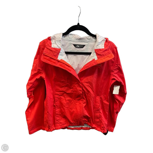 Jacket Windbreaker By The North Face In Red, Size: M