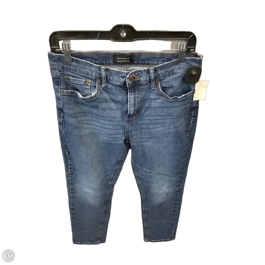 Jeans Skinny By Banana Republic In Blue Denim, Size: 6