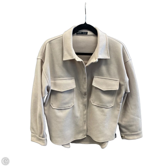 Jacket Fleece By Shein In Beige, Size: M