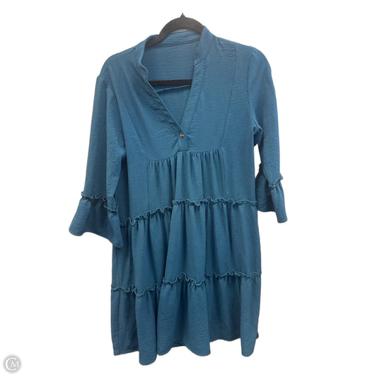 Dress Casual Midi By Clothes Mentor In Blue, Size: S