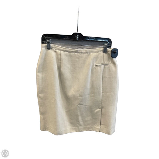 Skirt Midi By Isaac Hazan In Beige, Size: 12