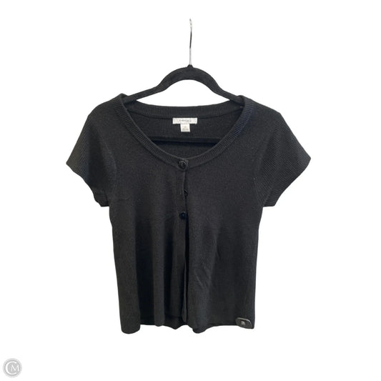 Sweater Short Sleeve By Dressbarn In Black, Size: Mp