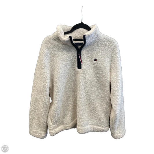 Jacket Fleece By Tommy Hilfiger In White, Size: L