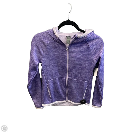 Athletic Sweatshirt Hoodie By Champion In Purple, Size: L