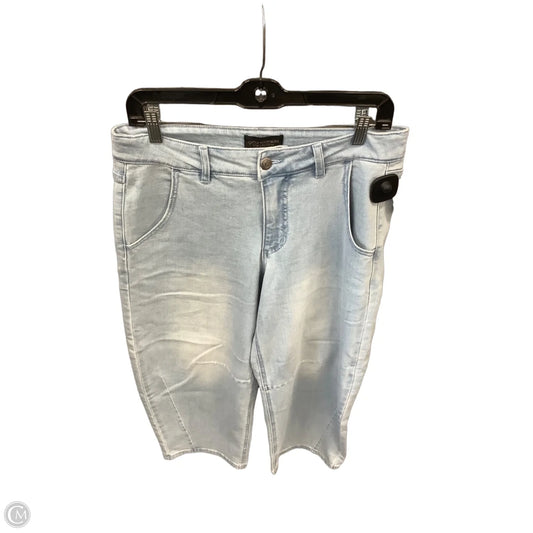 Jeans Cropped By Clothes Mentor In Blue Denim, Size: 10p