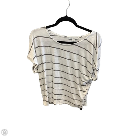 Top Short Sleeve By Green Envelope In Striped Pattern, Size: M