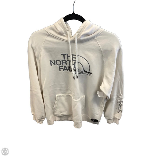 Sweatshirt Hoodie By The North Face In Cream, Size: L