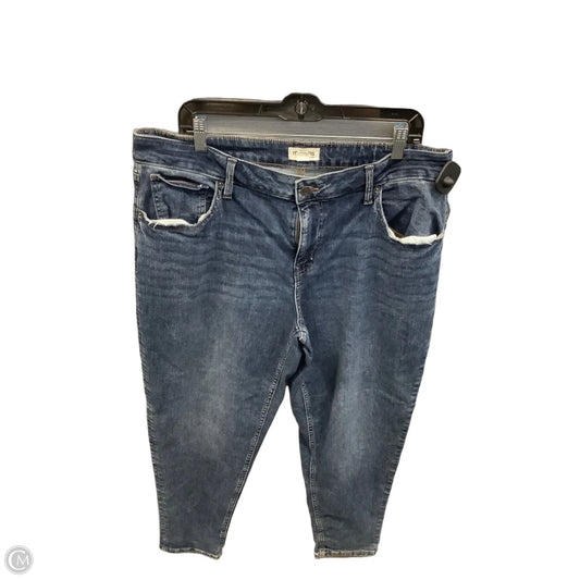 Jeans Skinny By Maurices In Blue Denim, Size: 18
