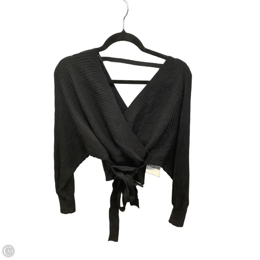 Top Long Sleeve By Love Tree In Black, Size: S