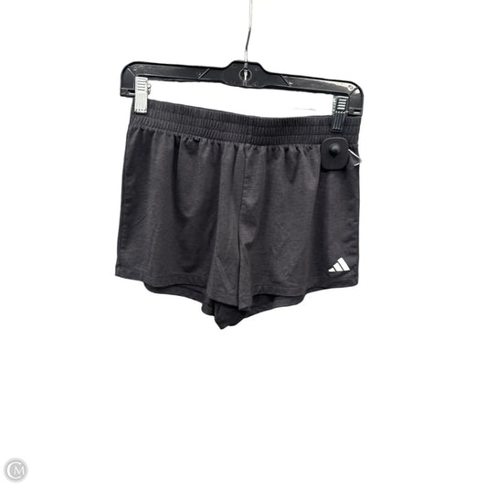 Athletic Shorts By Adidas In Grey, Size: L