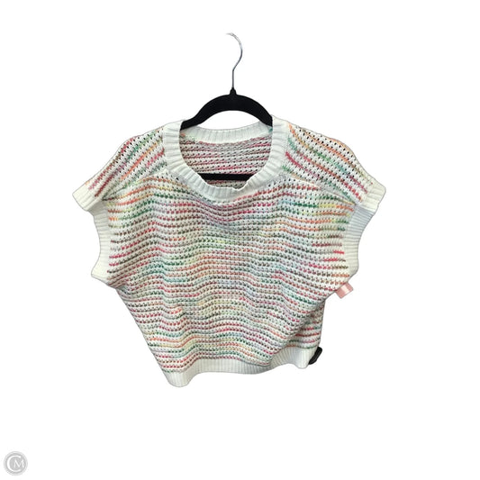 Sweater Short Sleeve By Clothes Mentor In Multi-colored, Size: L