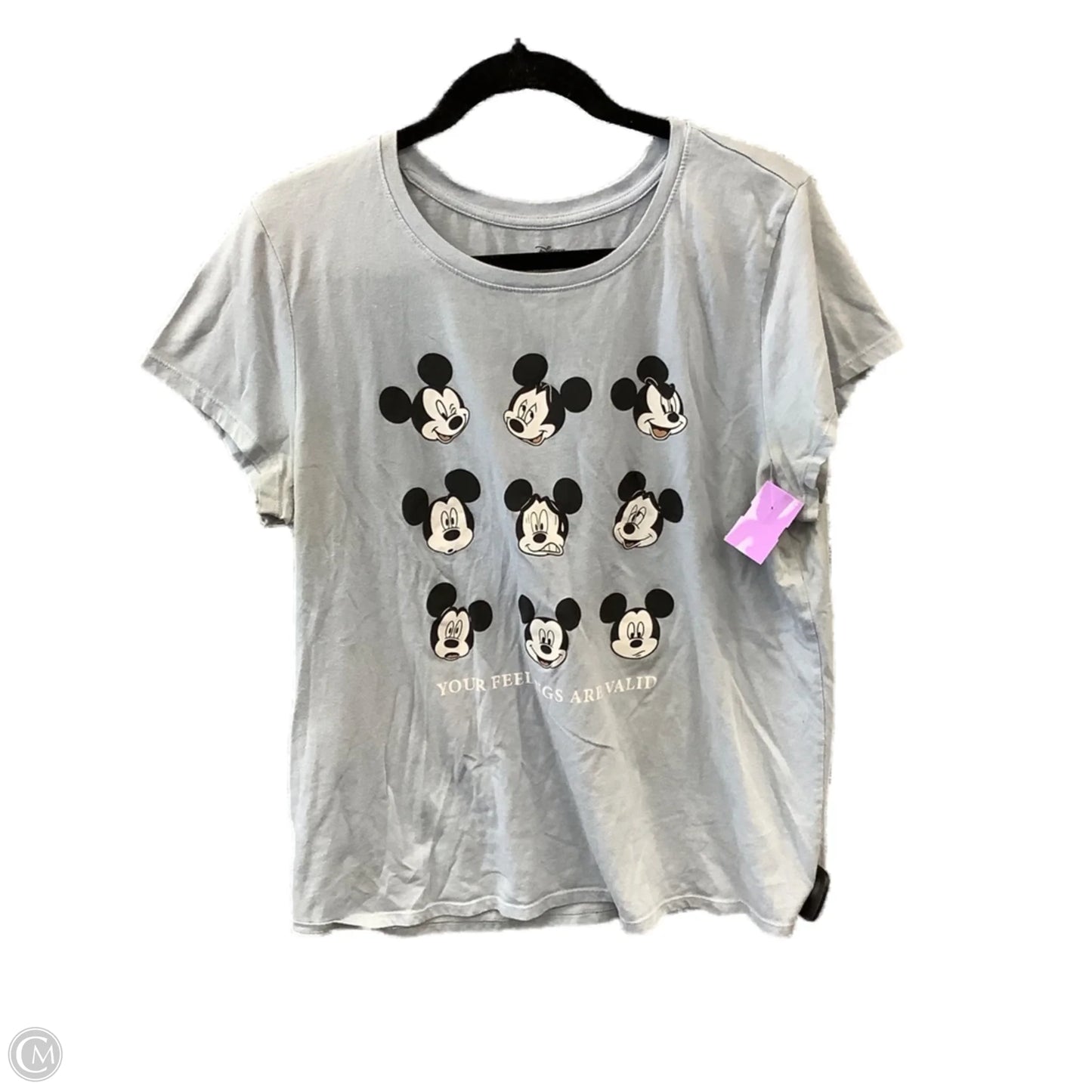 Top Short Sleeve By Disney Store In Blue, Size: Xl