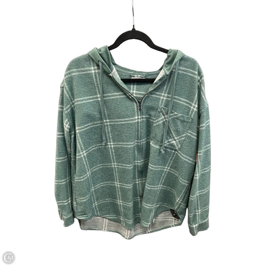 Jacket Shirt By Maurices In Green, Size: Xl