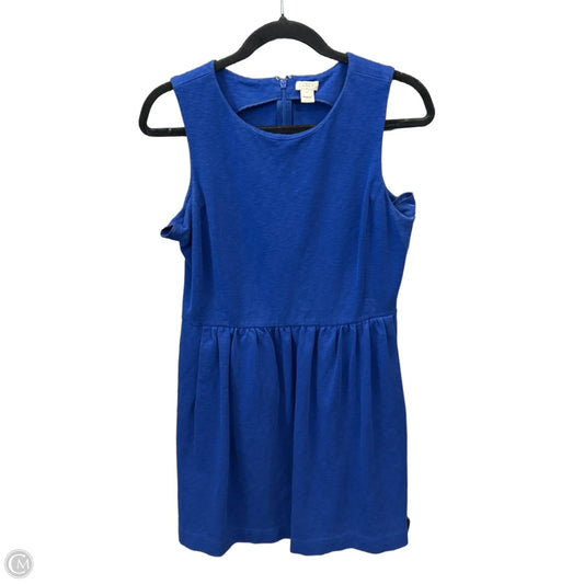 Dress Casual Midi By J. Crew In Blue, Size: M