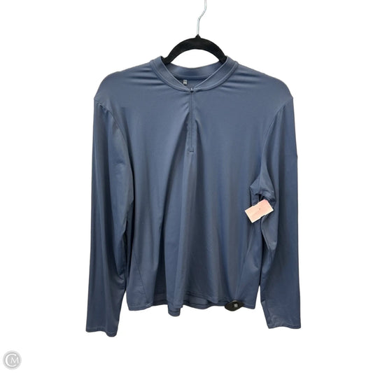 Athletic Sweatshirt Collar By Under Armour In Blue, Size: L