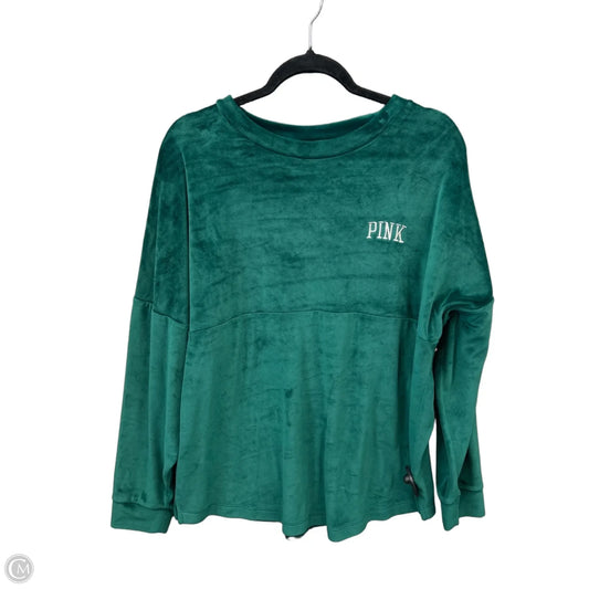 Top Long Sleeve By Pink In Green, Size: M