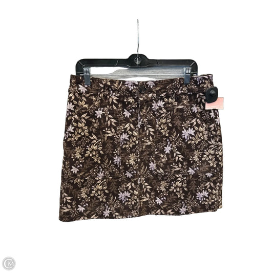 Skirt Mini & Short By Loft In Brown, Size: 12