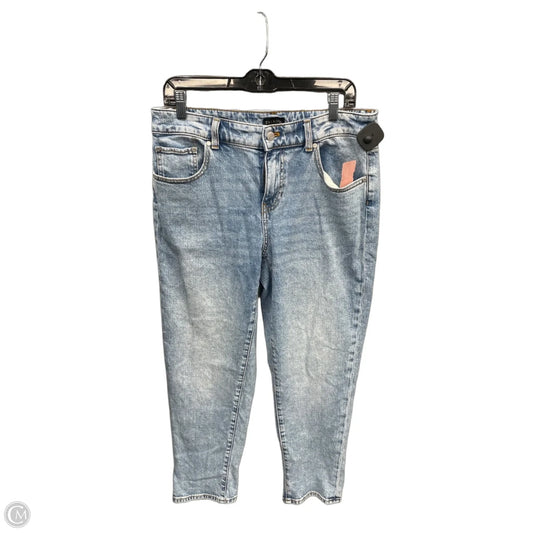 Jeans Straight By Talbots In Blue Denim, Size: 8