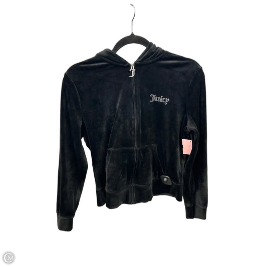 Sweatshirt Hoodie By Juicy Couture In Black, Size: M
