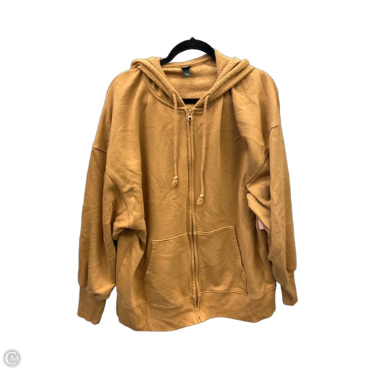 Sweatshirt Hoodie By Wild Fable In Orange, Size: L