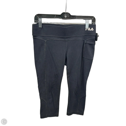Athletic Capris By Fila In Black, Size: S