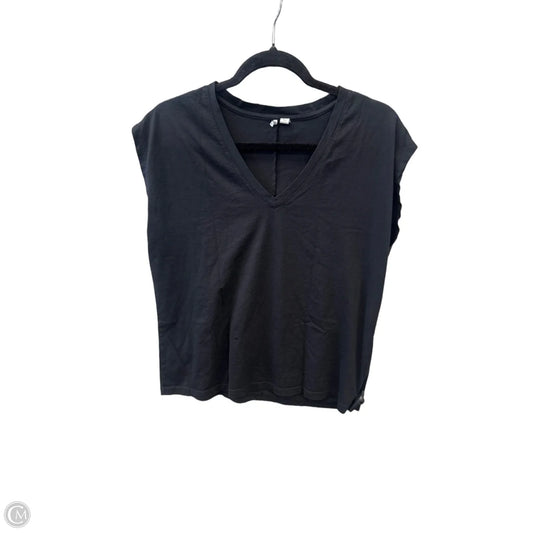 Top Short Sleeve By Nordstrom In Black, Size: M