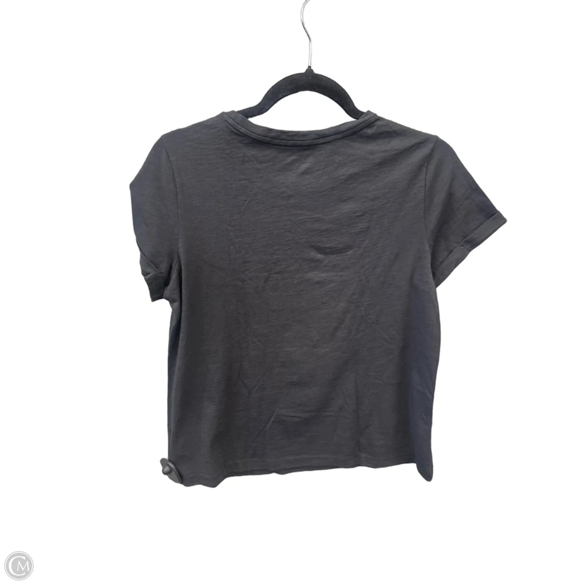 Top Short Sleeve By Max Studio In Black, Size: M
