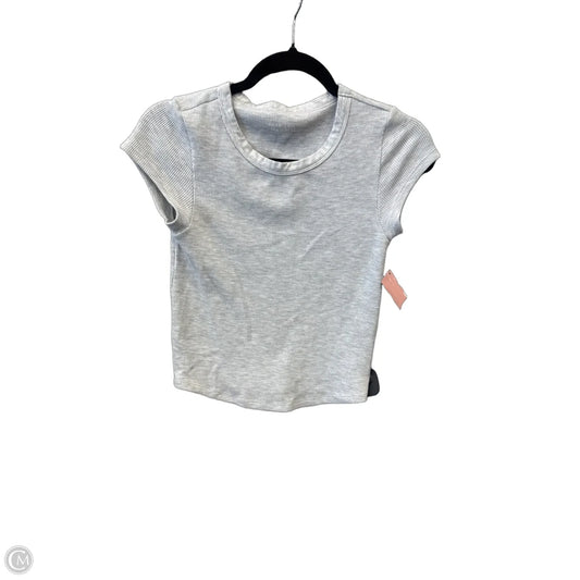 Top Short Sleeve By American Eagle In Grey, Size: Sp