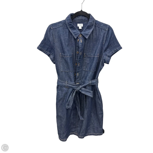 Dress Casual Midi By J. Crew In Blue Denim, Size: M