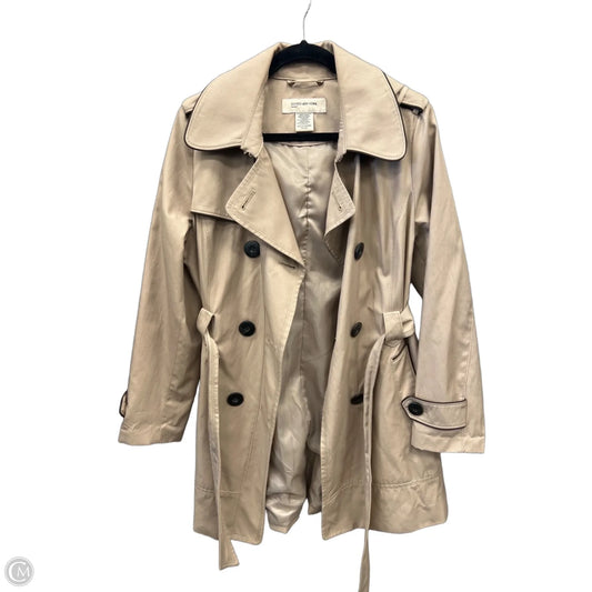 Coat Trench Coat By Jones New York In Brown, Size: Xxl