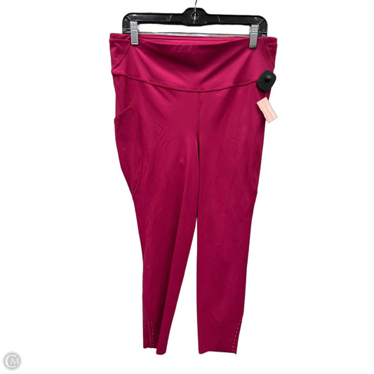 Athletic Leggings By Lululemon In Pink, Size: Xl