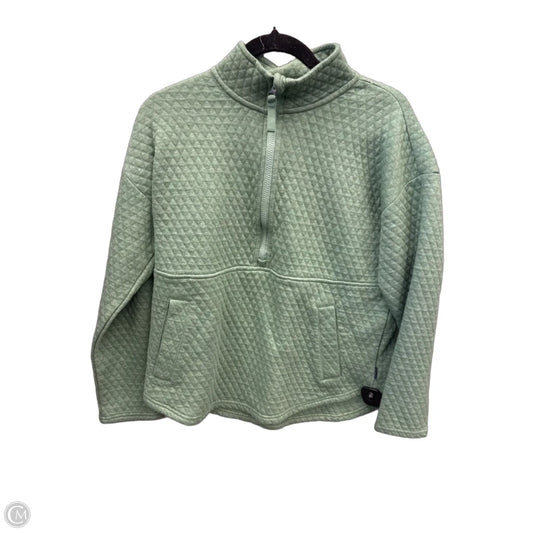 Sweatshirt Collar By Eddie Bauer In Green, Size: M