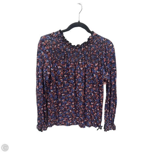 Top Long Sleeve By Lucky Brand In Multi-colored, Size: M