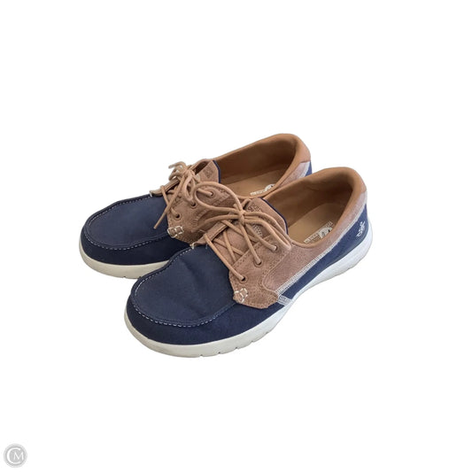 Shoes Flats By Skechers In Navy, Size: 7.5