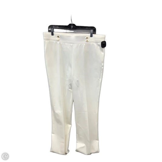 Pants Dress By Anne Klein In White, Size: 12