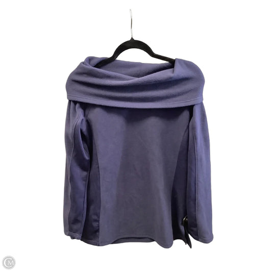 Athletic Sweatshirt Collar By Columbia In Navy, Size: L