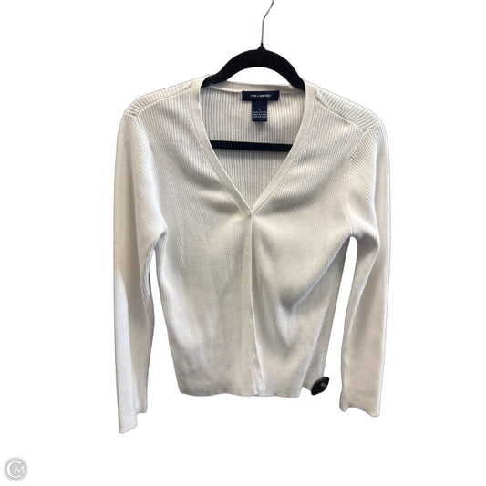 Cardigan By Clothes Mentor In White, Size: L