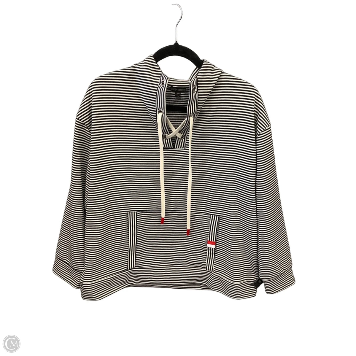 Sweatshirt Collar By Coco And Carmen In Striped Pattern, Size: S