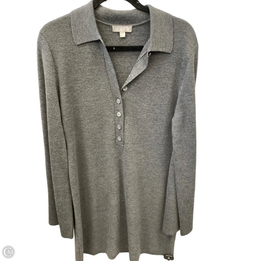 Dress Sweater By J. Crew In Grey, Size: L