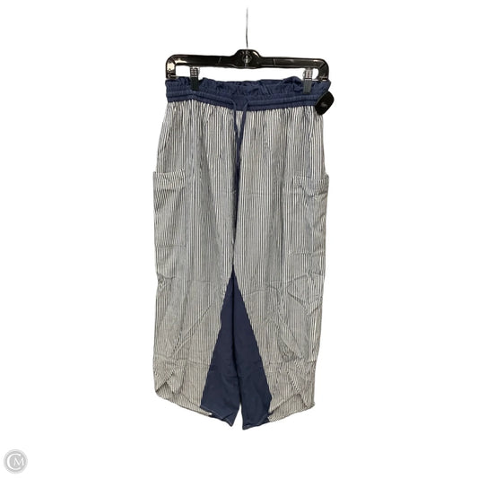 Pants Linen By Tarse In Blue & White, Size: M