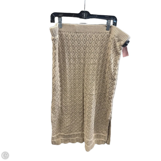 Skirt Midi By Lc Lauren Conrad In Beige, Size: 18