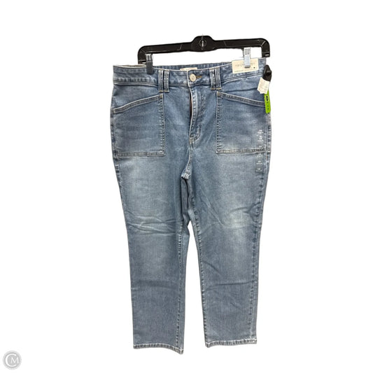 Jeans Straight By Maurices In Blue Denim, Size: 14