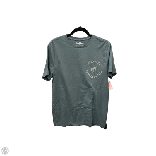 Top Short Sleeve By Clothes Mentor In Green, Size: M