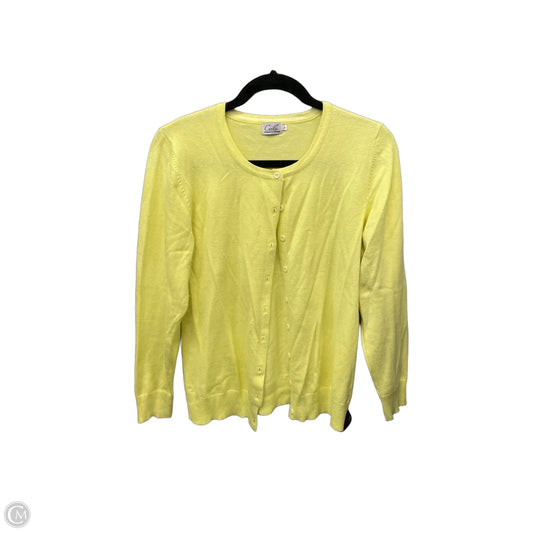 Cardigan By Cielo In Yellow, Size: L