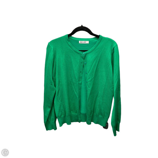 Cardigan By Grace Karin In Green, Size: L